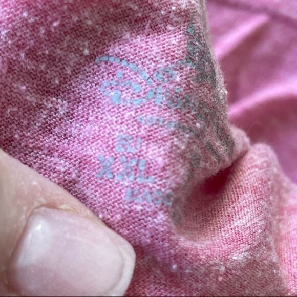 Vintage Disney Mickey Mouse V-Neck Tee Shirt, Burnout Fabric - XXL - Picture 2 of 7